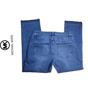 Michael Kors Cropped Ankle Straight Jeans